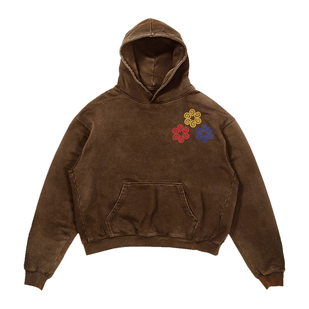 TriStar Hoodie Brown