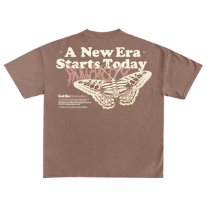 Restart Tee Brown